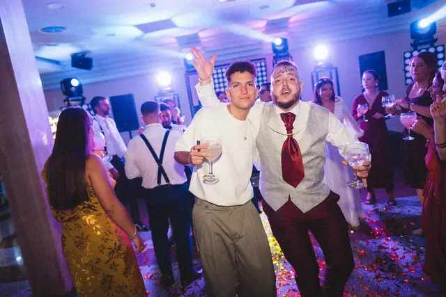 Reportaje boda San Patrcio Celia Ruben fiesta