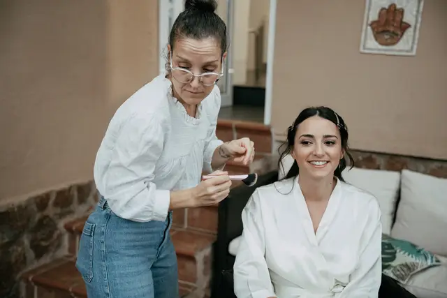 boda Crsitina  Enrique Monteolivete masia de las estrellas preparativos