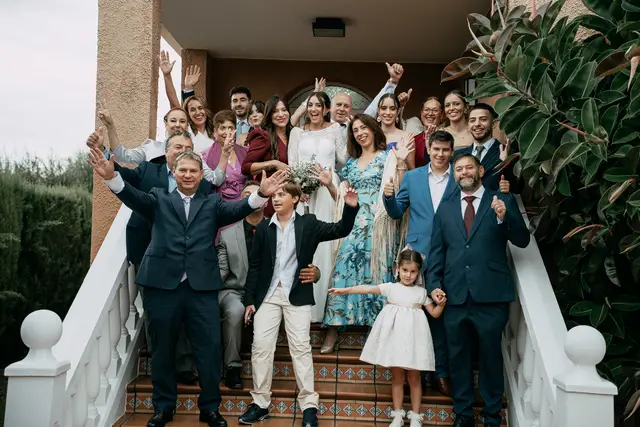 boda Crsitina  Enrique Monteolivete masia de las estrellas grupales portada preparativos