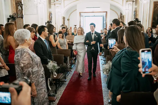 boda Crsitina  Enrique Monteolivete masia de las estrellas Salida / Entrada portada