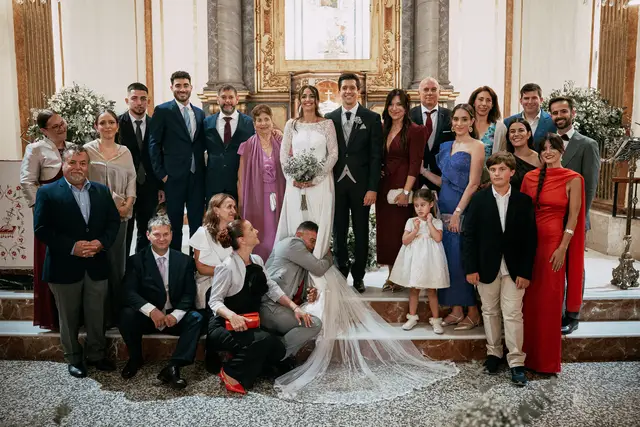 boda Crsitina  Enrique Monteolivete masia de las estrellas grupales