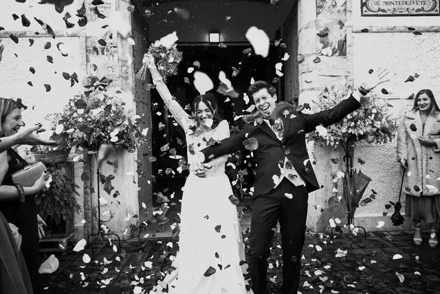 boda Crsitina  Enrique Monteolivete masia de las estrellas Salida / Entrada