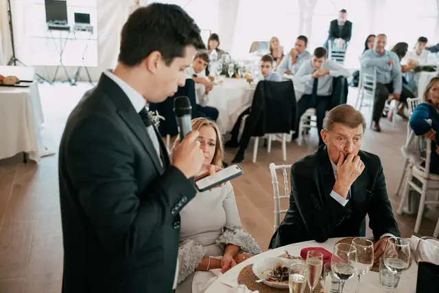 boda Crsitina  Enrique Monteolivete masia de las estrellas discurso hijo