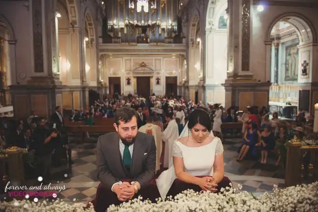 Ceremonia de Cristina y Jose María en la Iglesia de la Compañía de Jesús