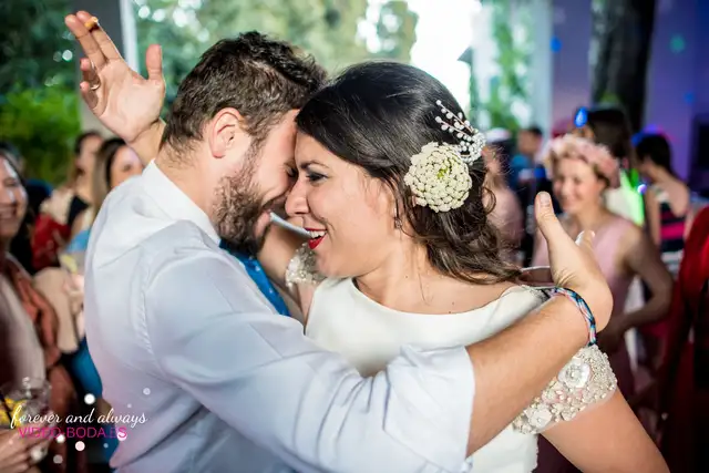 Fiesta de la boda de Cristina y Jose María en Campo Aníbal