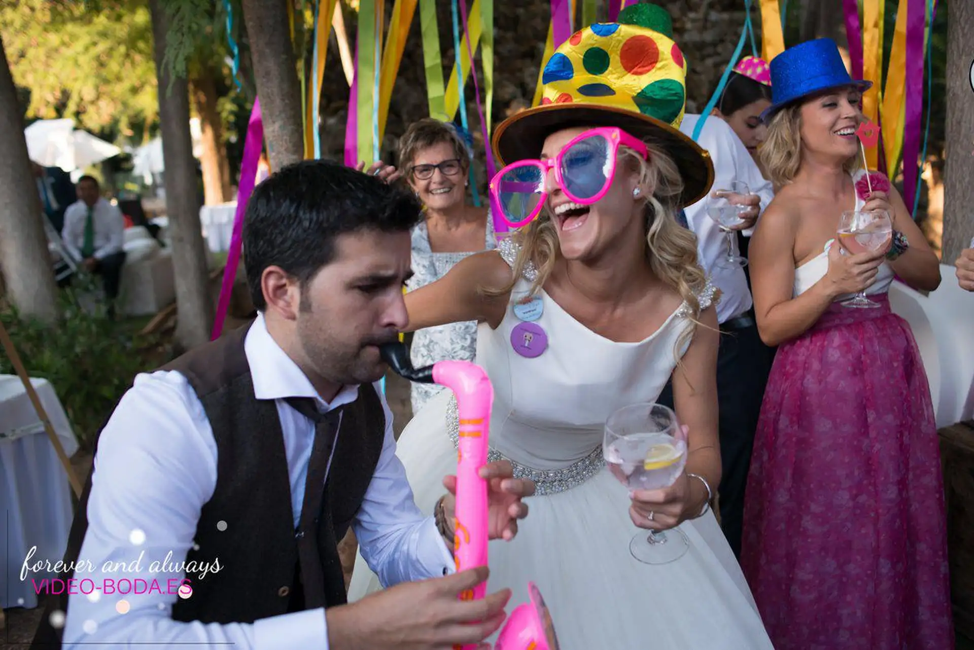 Celebración de boda en Villa Delia