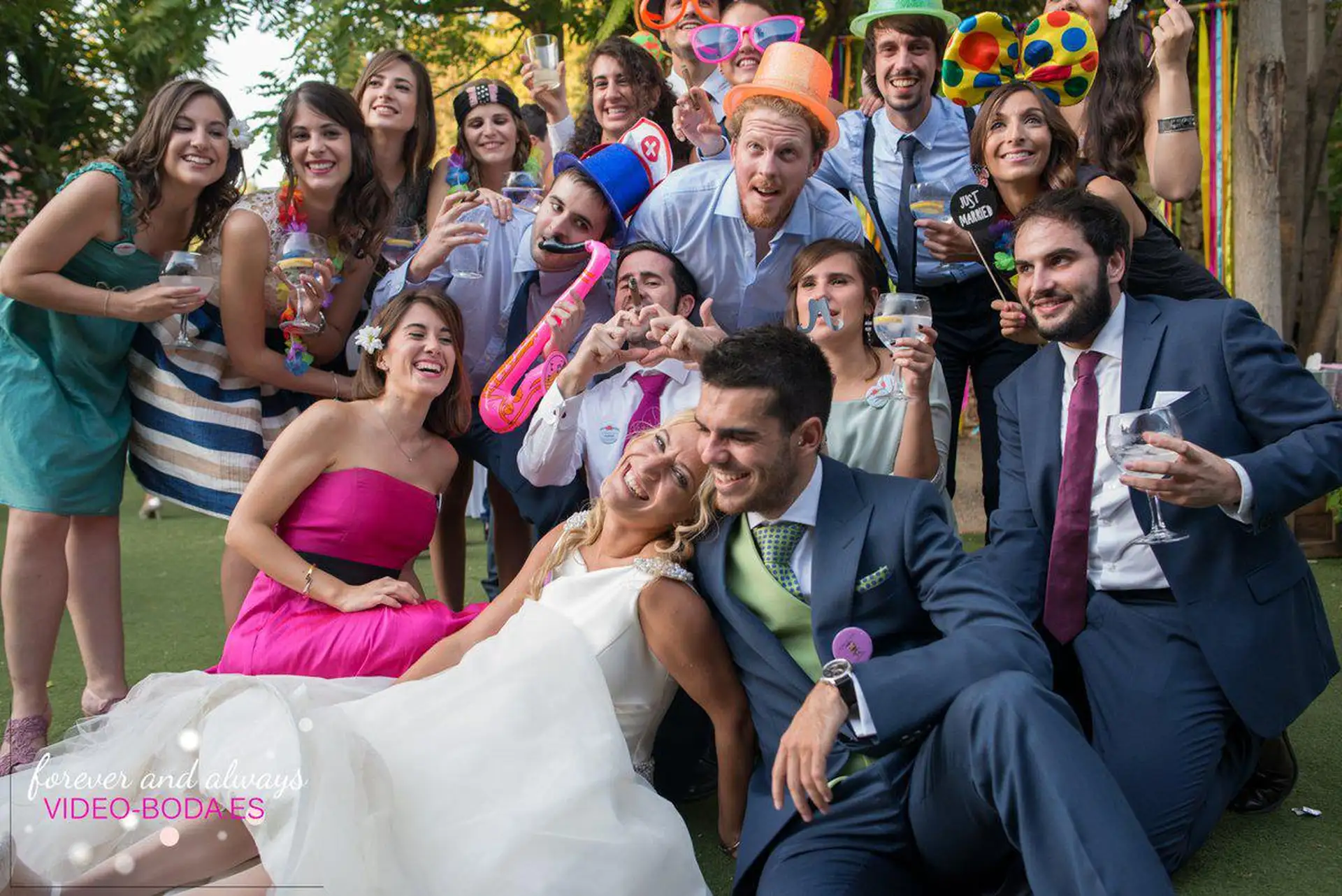 Fotografía de boda natural en Villa Delia