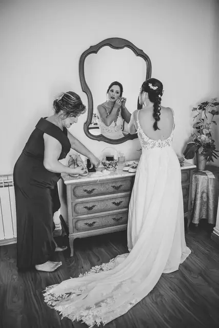 boda requena dominio vega Adri Eli BW preparativos