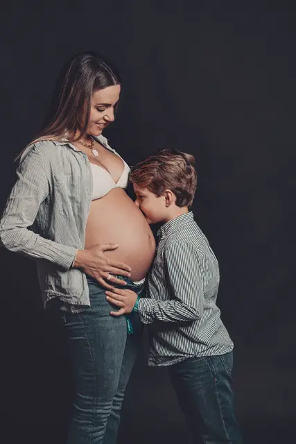 sesion embarazo Nueria Raul fotografias cayetano portada