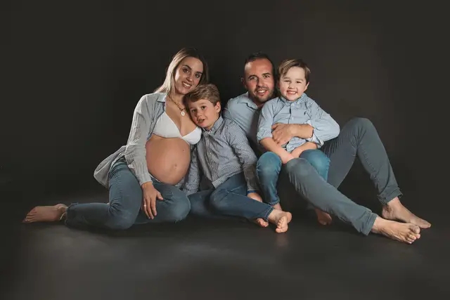 sesion embarazo Nueria Raul reportaje familia