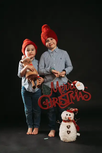 sesion embarazo Nueria Raul navidad