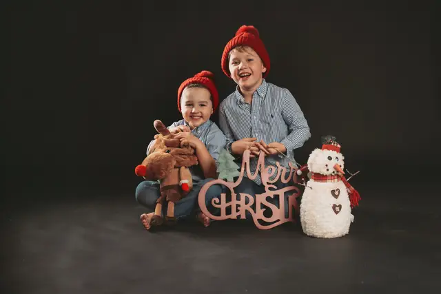 sesion embarazo Nueria Raul navidad