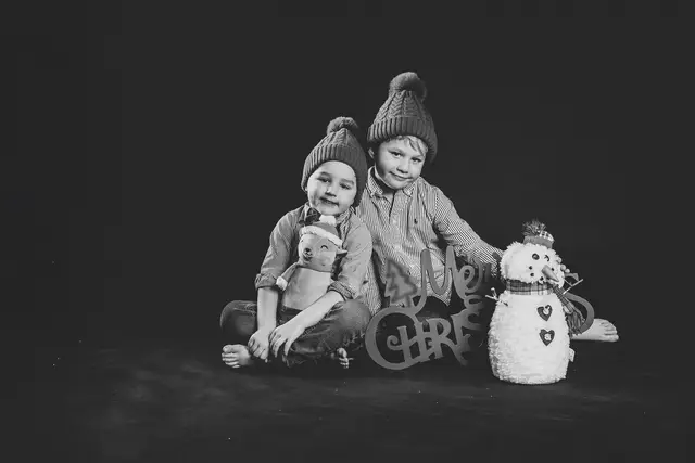 sesion embarazo Nueria Raul BW navidad portada