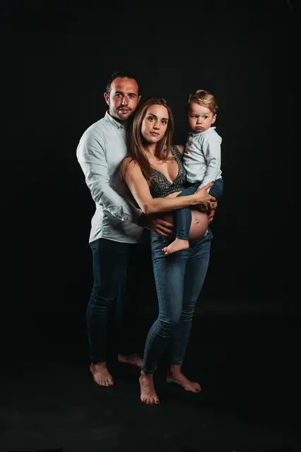 sesion embarazo Nueria Raul reportaje familia