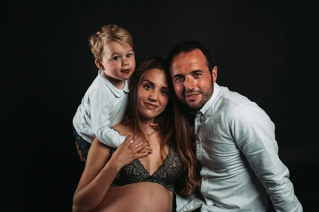 sesion embarazo Nueria Raul reportaje familia