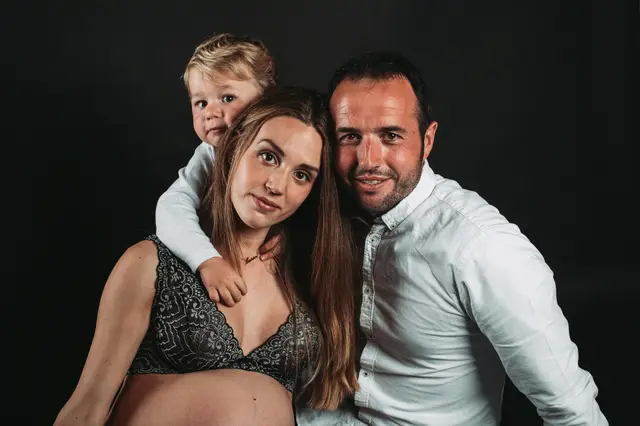 sesion embarazo Nueria Raul reportaje familia