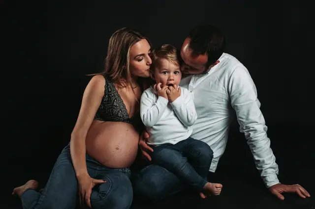 sesion embarazo Nueria Raul reportaje familia