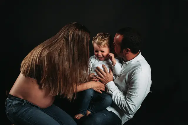 sesion embarazo Nueria Raul divertidas fotos embarazo gonzalo