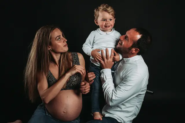 sesion embarazo Nueria Raul reportaje familia