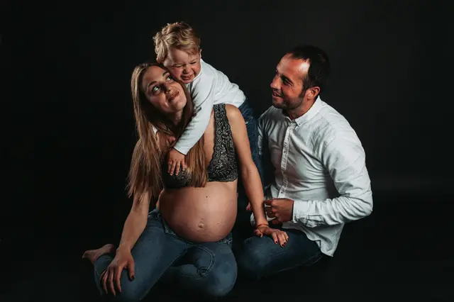 sesion embarazo Nueria Raul reportaje familia