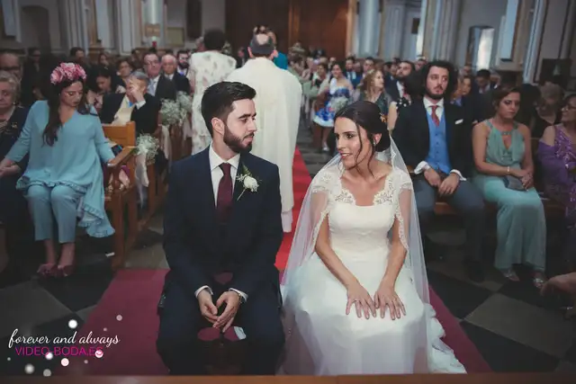 Llegada y ceremonia de Encarna y Josete