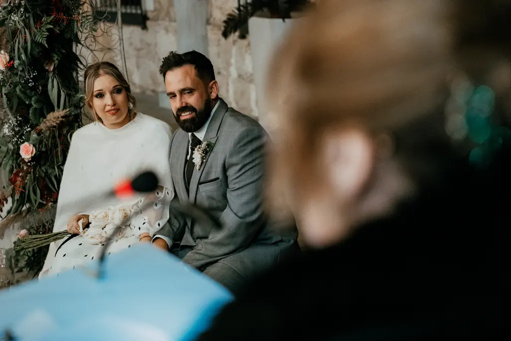 reportaje boda Itziar Carlos Ca pareja ceremonia