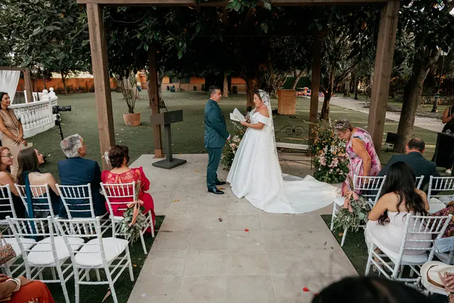 Boda de Laura y Dani en Algemesí, Valencia ceremonia portada