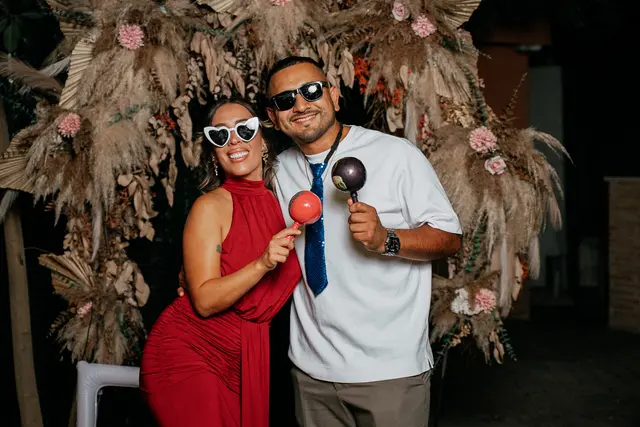 Boda de Laura y Dani en Algemesí, Valencia photocall