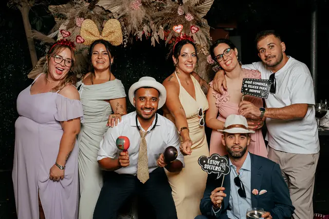 Boda de Laura y Dani en Algemesí, Valencia photocall