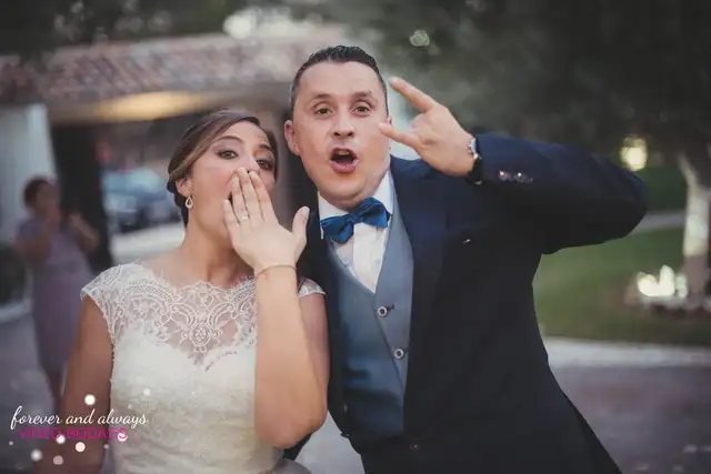 Boda civil de Liber y Paquito