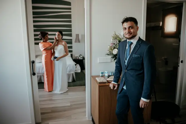 Reportaje boda Bodega Finca Calderon Requena preparativos