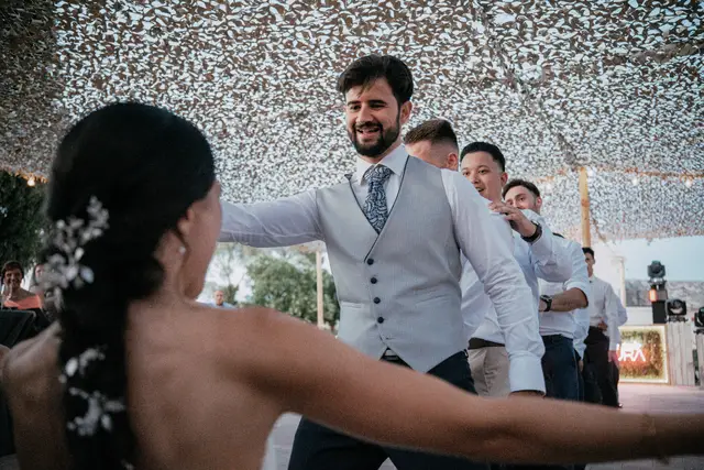 Reportaje boda Bodega Finca Calderon Requena coctel