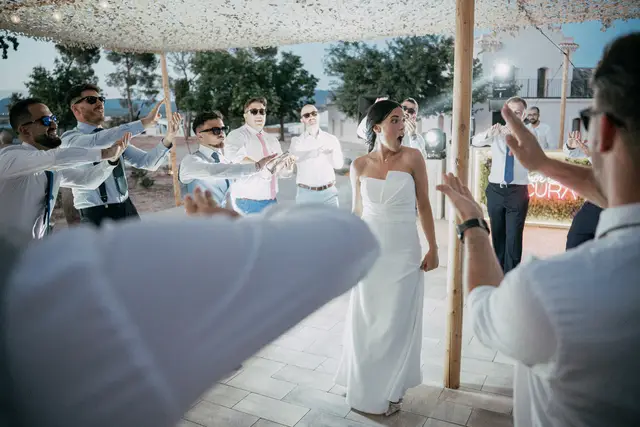 Reportaje boda Bodega Finca Calderon Requena coctel