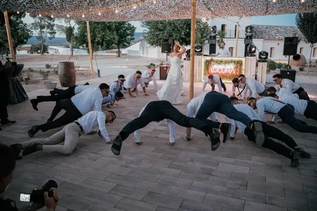 Reportaje boda Bodega Finca Calderon Requena coctel