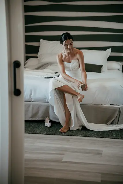 Reportaje boda Bodega Finca Calderon Requena preparativos