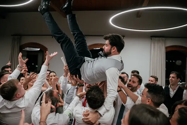 Reportaje boda Bodega Finca Calderon Requena banquete