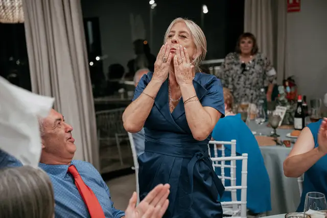 Reportaje boda Bodega Finca Calderon Requena banquete