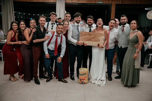 Reportaje boda Bodega Finca Calderon Requena grupales