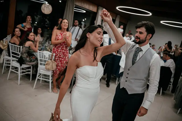 Reportaje boda Bodega Finca Calderon Requena banquete