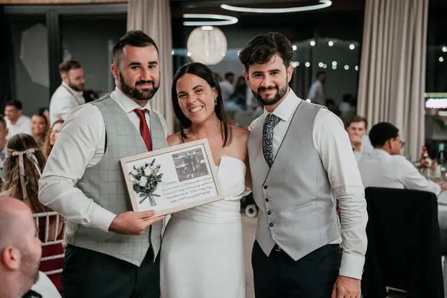 Reportaje boda Bodega Finca Calderon Requena banquete