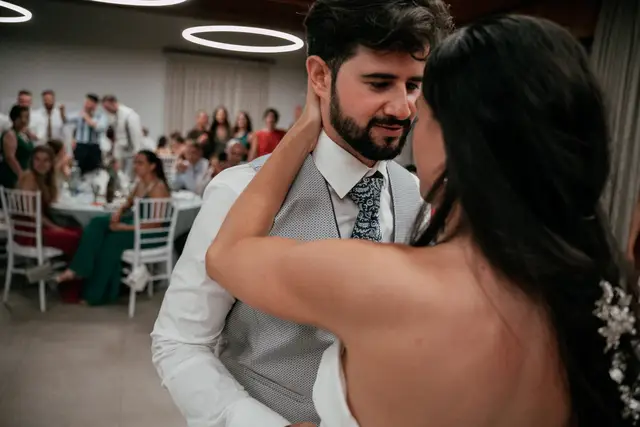 Reportaje boda Bodega Finca Calderon Requena banquete