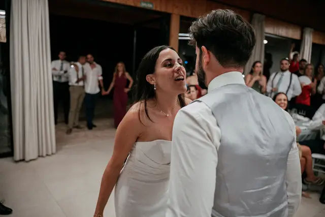 Reportaje boda Bodega Finca Calderon Requena banquete