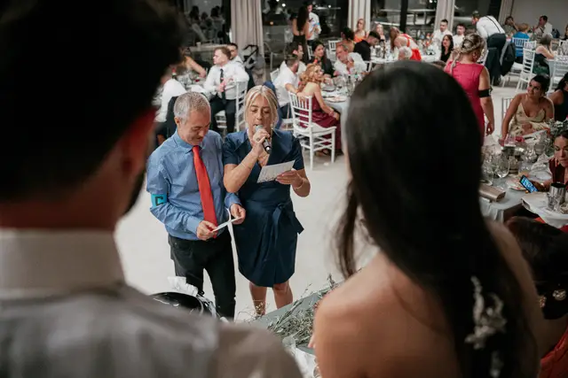 Reportaje boda Bodega Finca Calderon Requena banquete