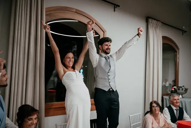 Reportaje boda Bodega Finca Calderon Requena banquete