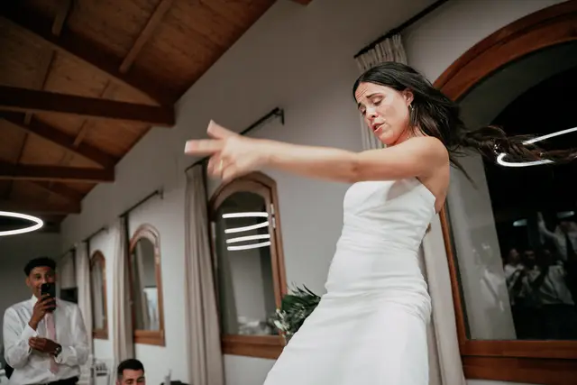 Reportaje boda Bodega Finca Calderon Requena banquete