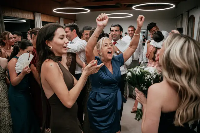 Reportaje boda Bodega Finca Calderon Requena banquete