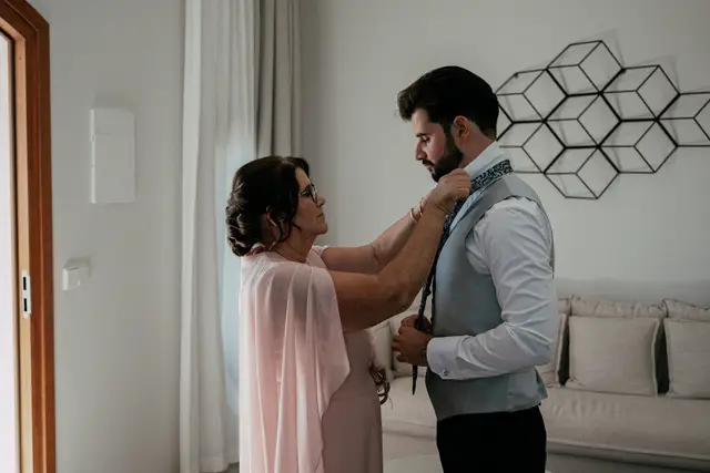 Reportaje boda Bodega Finca Calderon Requena preparativos