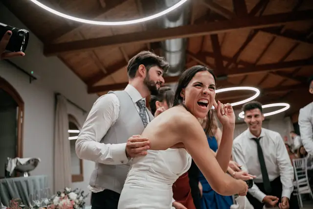 Reportaje boda Bodega Finca Calderon Requena banquete