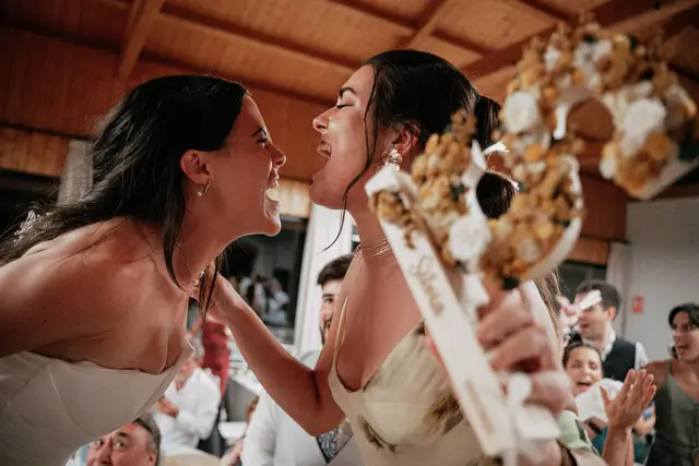 Reportaje boda Bodega Finca Calderon Requena banquete