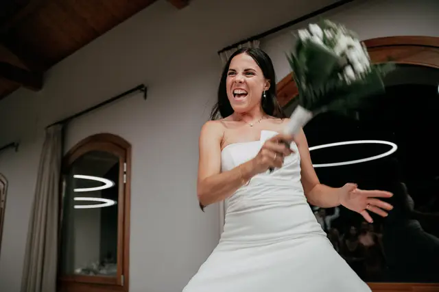 Reportaje boda Bodega Finca Calderon Requena banquete